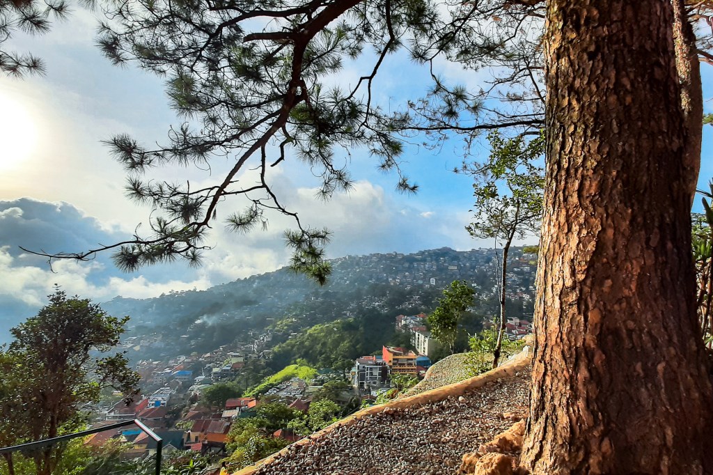 Overlooking view of Baguio landscape at Mirador Heritage and Eco-Spirituality Park