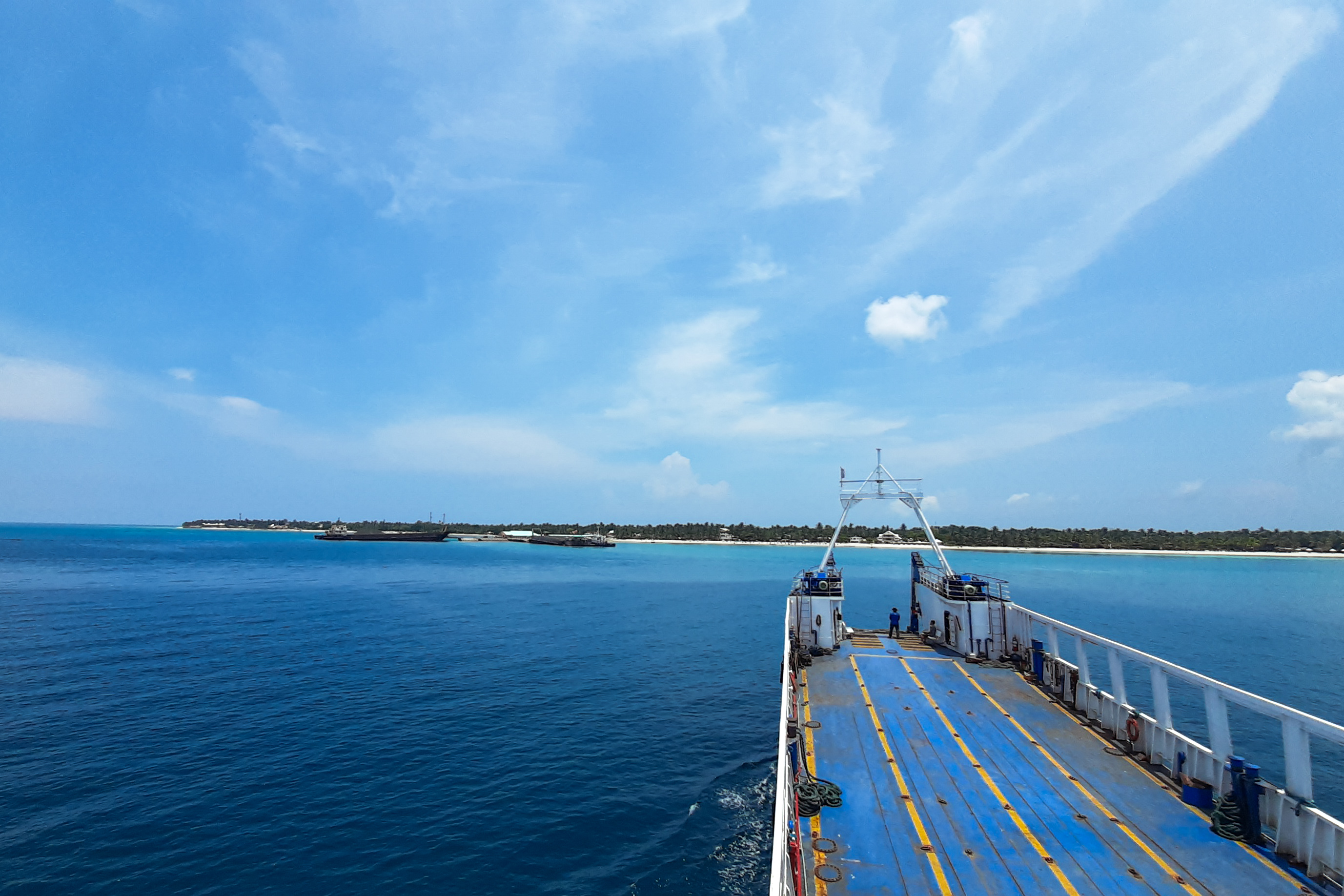 Nearing Santa Fe Port in Bantayan Island as seen from the ferry