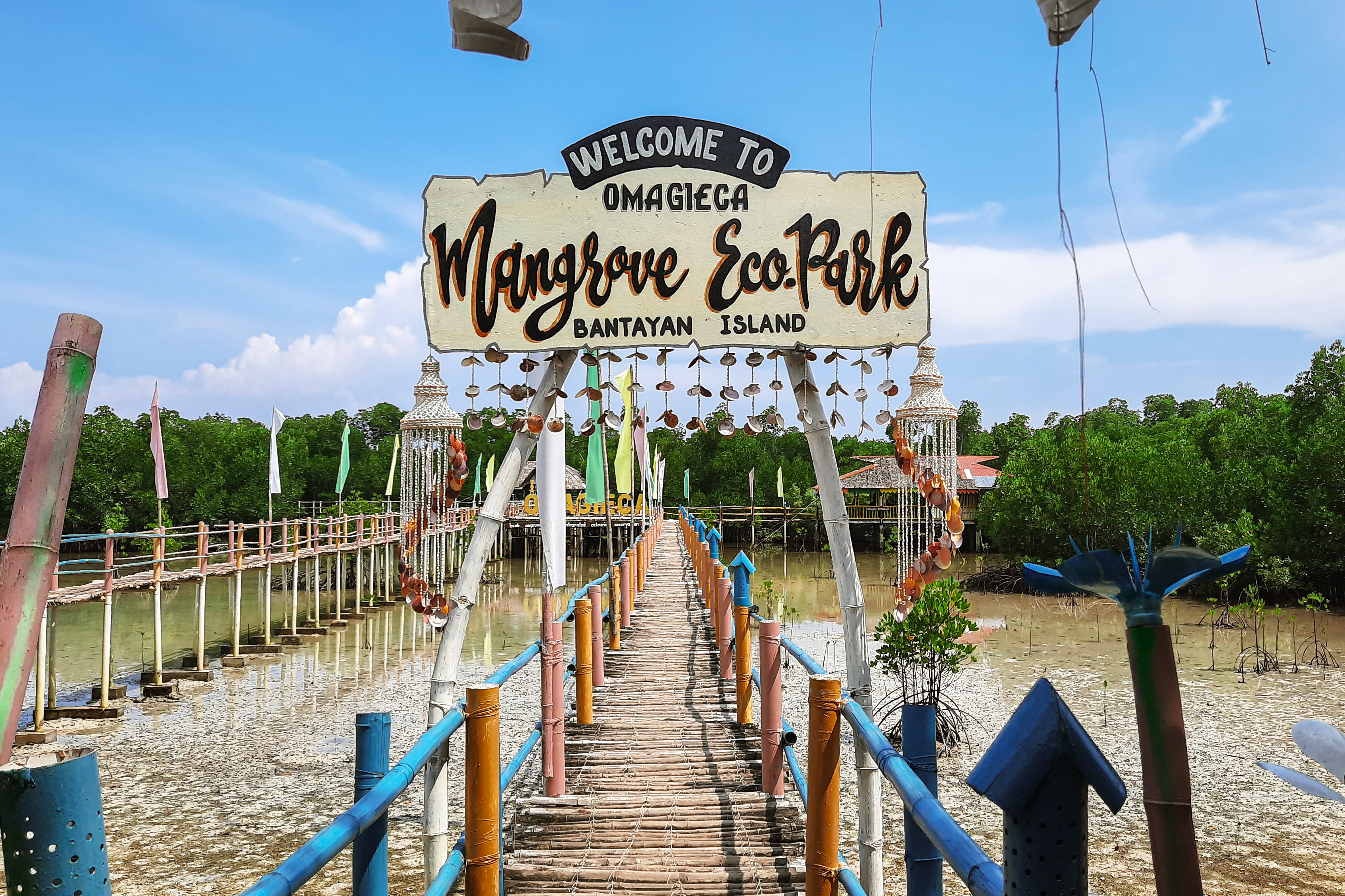 Entrance to Omagieca Mangrove Eco-Park