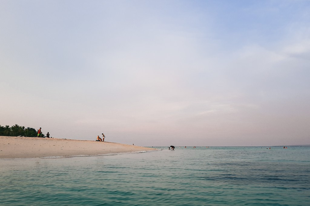 Kota Beach during sunset 