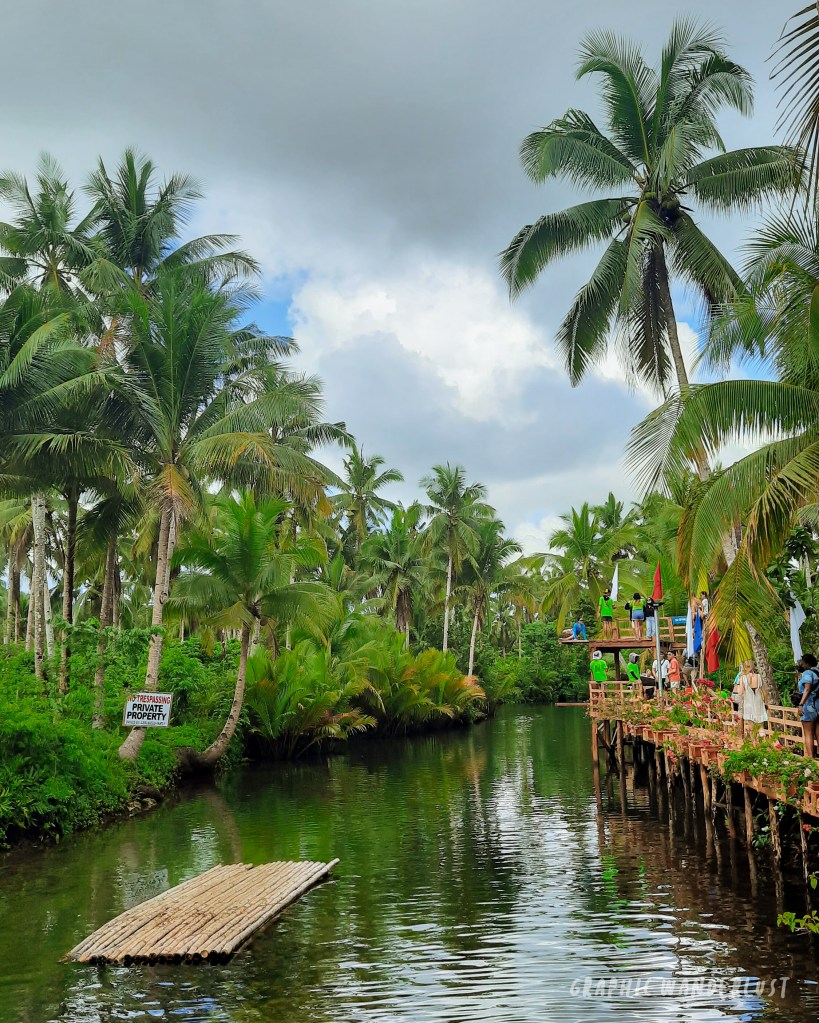 Maasin River and its constructed diving board