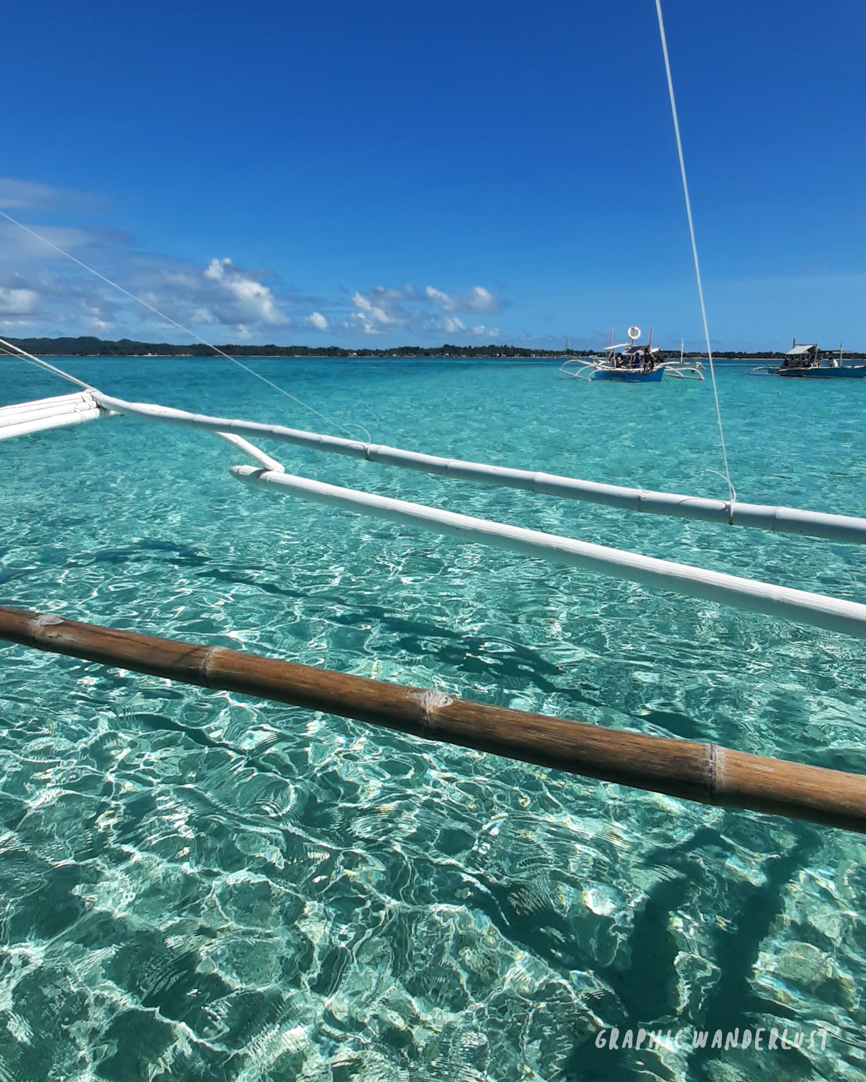 Clear turquoise waters of Secret Island