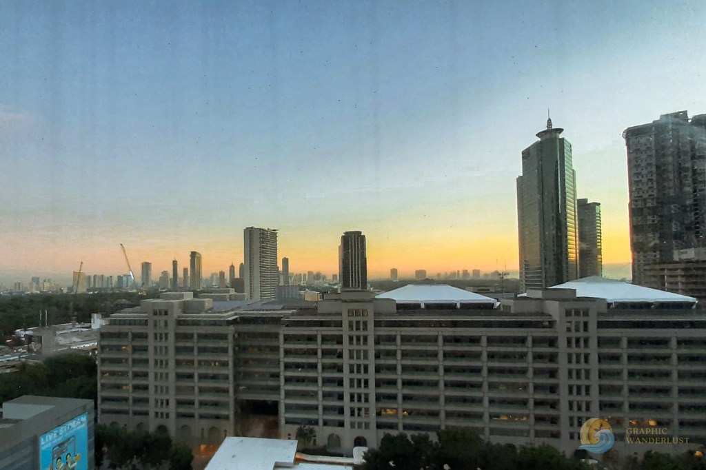 Early morning skyline of Metro Manila